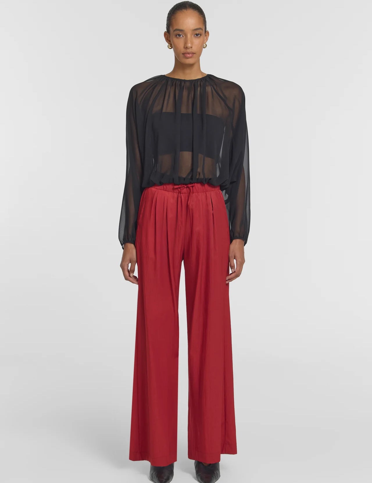 Madden Pant in Red Viktoria + Woods