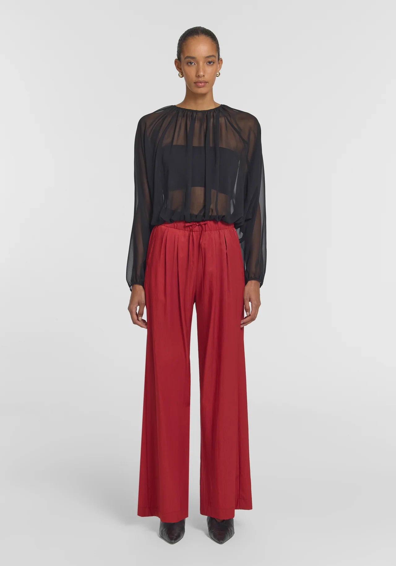 Madden Pant in Red Viktoria + Woods