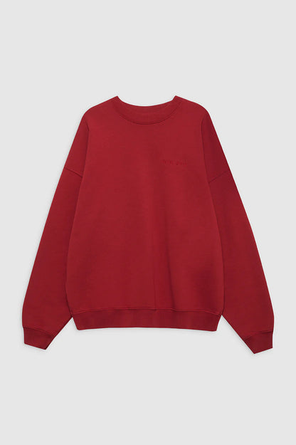 red crew neck sweater clothlifestyle boutique