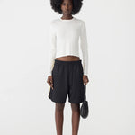 Pique Basketball Short in Black and Lemon BASSIKE