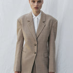 Michigan Blazer in Camel Viktoria + Woods