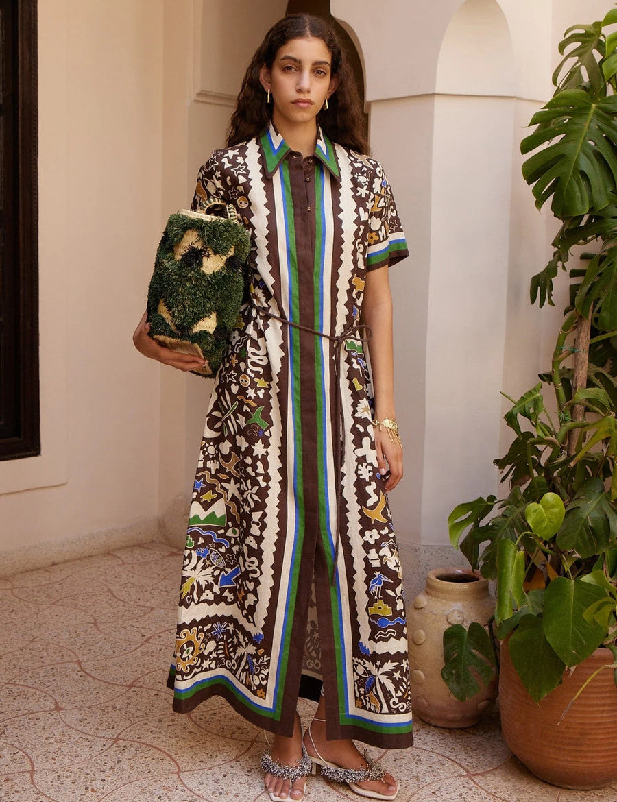 Maroc Relaxed Shirt Dress Alemais