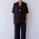 Bertie Shirt in Chocolate Mabel