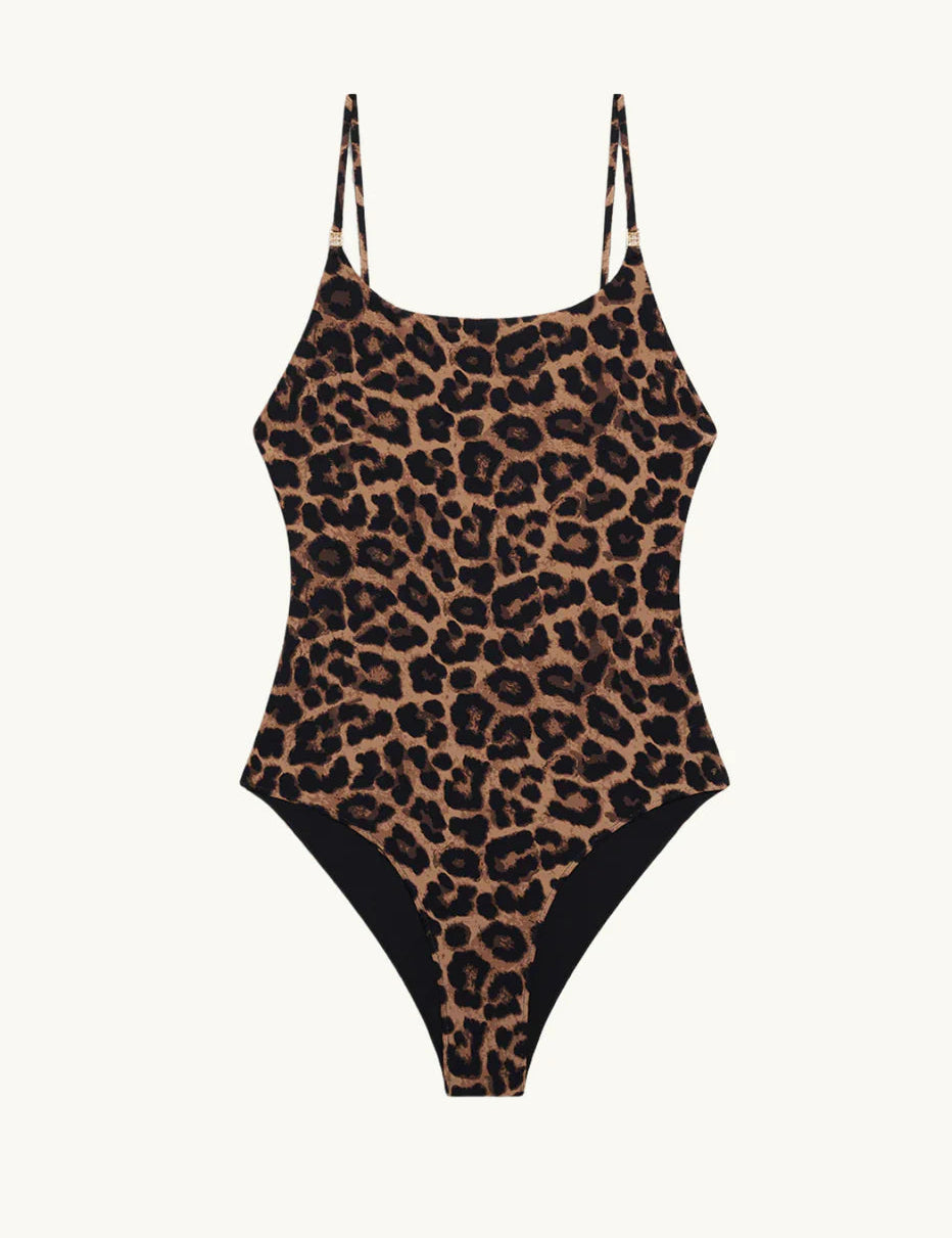 Vesta One Piece in Leopard Anine Bing