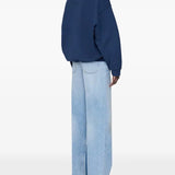 Jaci Sweatshirt Paris in Washed Navy Anine Bing