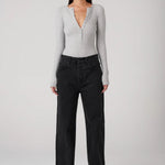 Lara Bodysuit in Grey Marle Bayse Brand