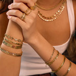 Olivia Gold Cuff Bracelet Arms of Eve