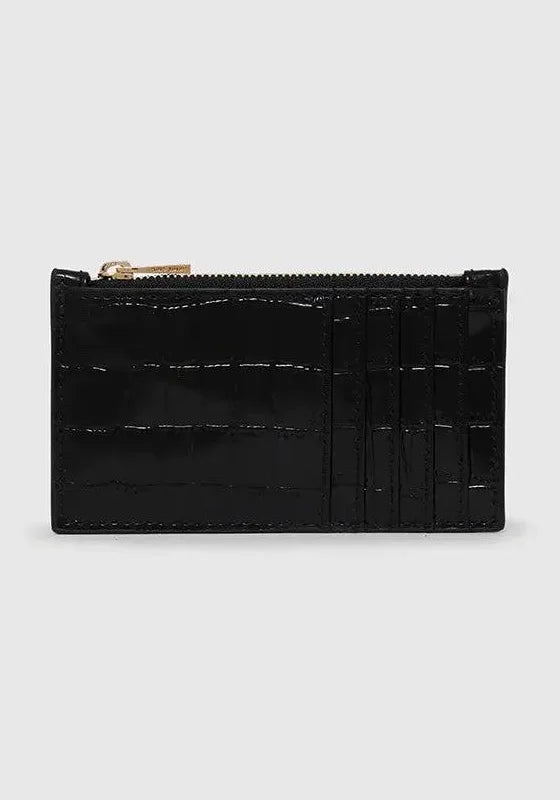 Lucy Card Holder In Black Leather