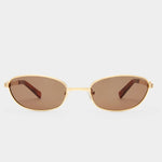 The Brooklyn Sunglasses in Gold Luv Lou
