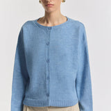Hart Merino Cardigan in Blue Viktoria + Woods