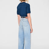 Jaylin Tee Paris in Washed Navy