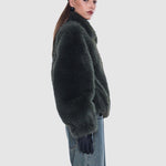 Daphne Faux Fur Bomber Ena Pelly