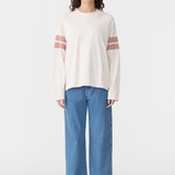 Boxy Rib Insert L/S T-Shirt BASSIKE