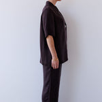 Bertie Shirt in Chocolate Mabel