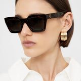 Indio Sunglasses Tortoise Anine Bing