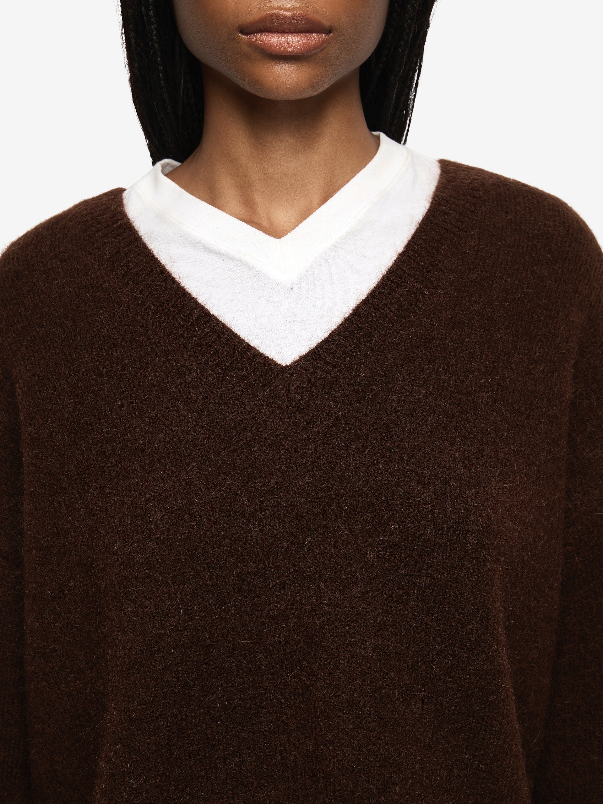 Campbell V Cropped Jumper Bec and Bridge