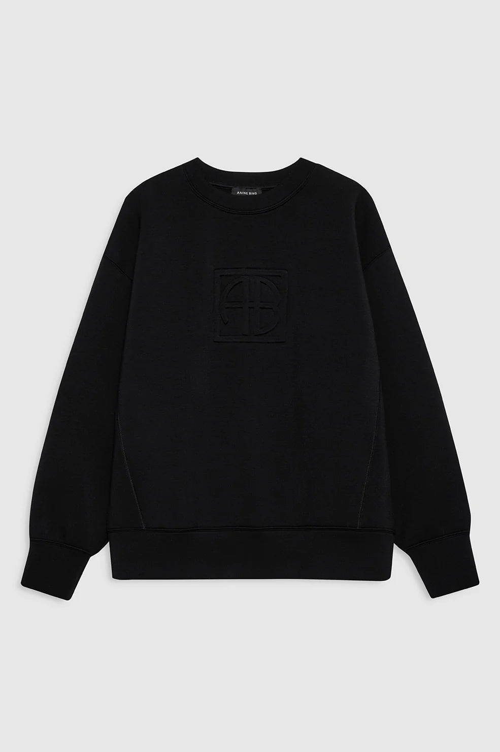 Alto Sweatshirt Framed Monogram Black Anine Bing