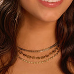 Harlow Gold Necklace Arms of Eve