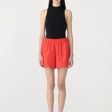 Crushed Cotton Tennis Short