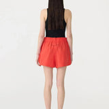 Crushed Cotton Tennis Short