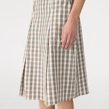 Check Box Pleat Detail Skirt