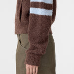 Wool Alpaca Zip Up Knit BASSIKE