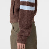 Wool Alpaca Zip Up Knit BASSIKE