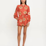 Vacanza Playsuit in Red Kivari