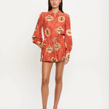 Vacanza Playsuit in Red Kivari