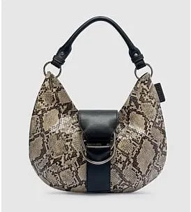 python print bag with silver buckle clothlifestyle boutique