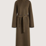 Hemingway Wool Coat in Khaki Viktoria + Woods