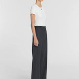 Thorpe Trouser in Black Pinstripe Viktoria + Woods
