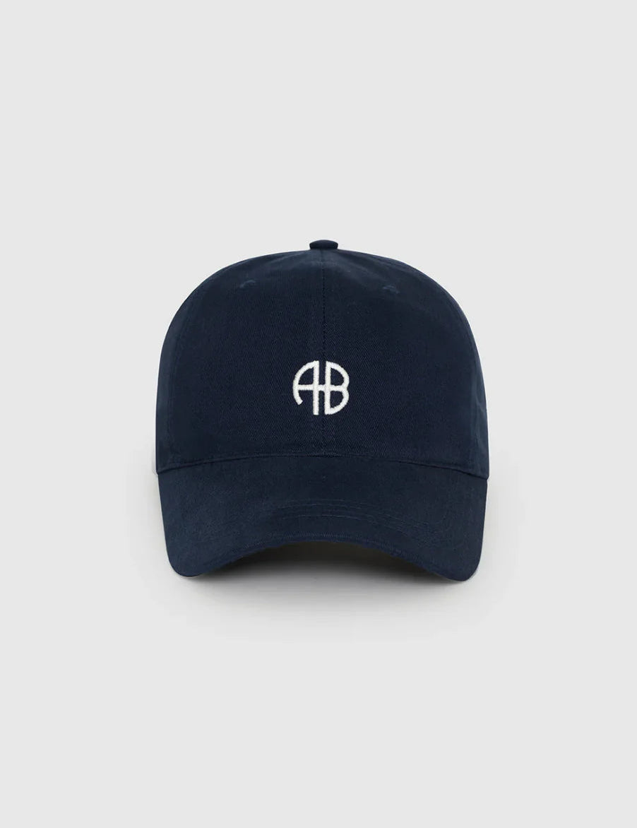 Jeremy Baseball Cap in Washed Navy Anine Bing