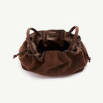 Brown Suede Mila Medium Tote Rylan