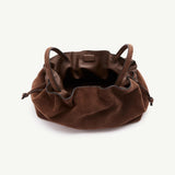 Brown Suede Mila Medium Tote Rylan
