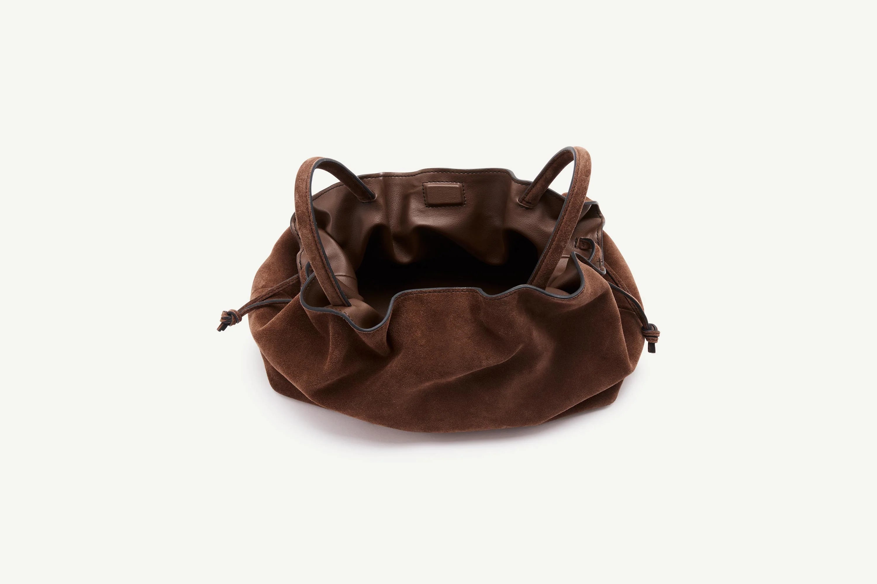 Brown Suede Mila Medium Tote Rylan