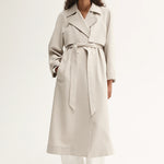 Nova Trench Coat in Pebble Elka Collective