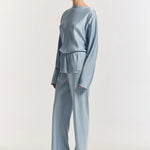 Locket Top in Blue Viktoria + Woods