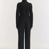 Tonic Zip Long Sleeve in Black