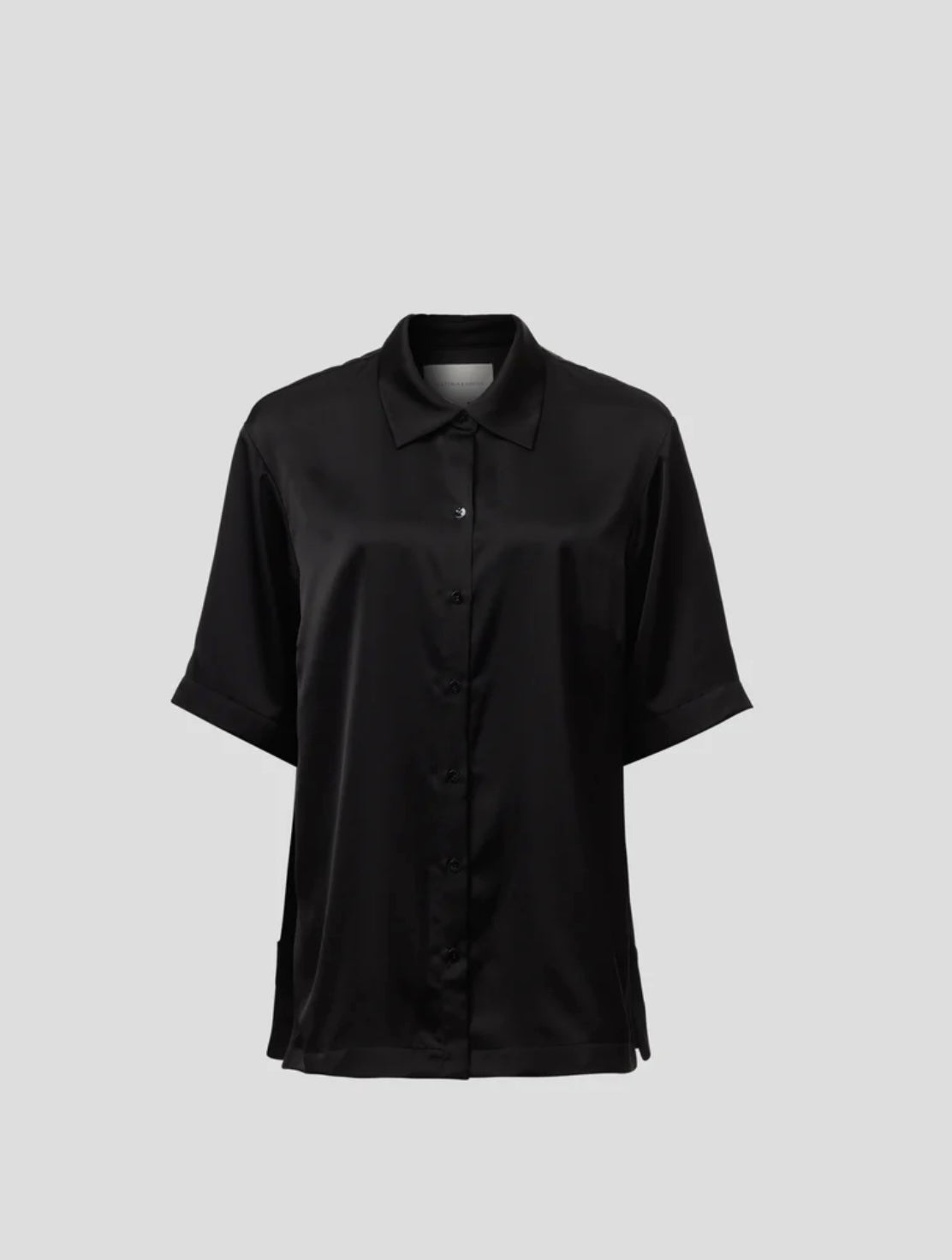 Cupro short sleeve shirt