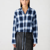 Drawstring Check Shirt