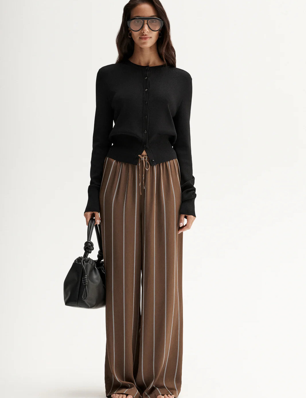 Petra Pant in Tan Stripe Elka Collective