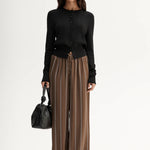 Petra Pant in Tan Stripe Elka Collective
