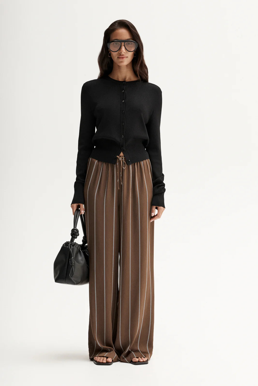Petra Pant in Tan Stripe Elka Collective