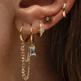 Pip Gold Charm Earrings