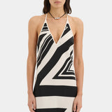 Sir Pietra V Neck Slip Dress