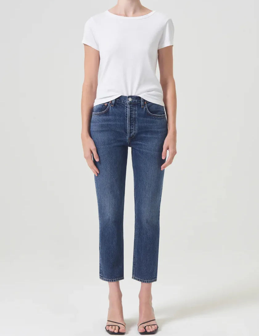 Riley Crop Jean in Control