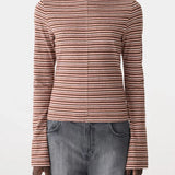 Stripe Seam Detail L/S Top