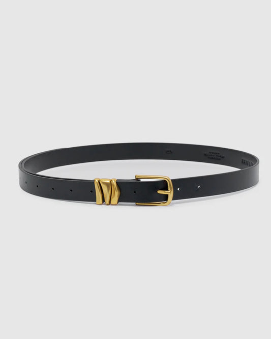 black belt with gold hardware clothlifestyle boutique