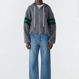 Wool Zip Pull Over
